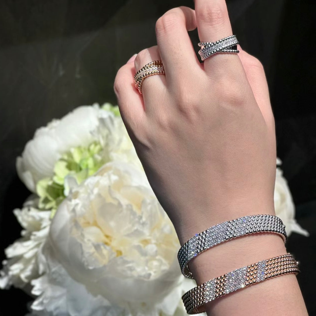 [ELAN LUXE]  FIVE-ROW DIAMOND BRACELET