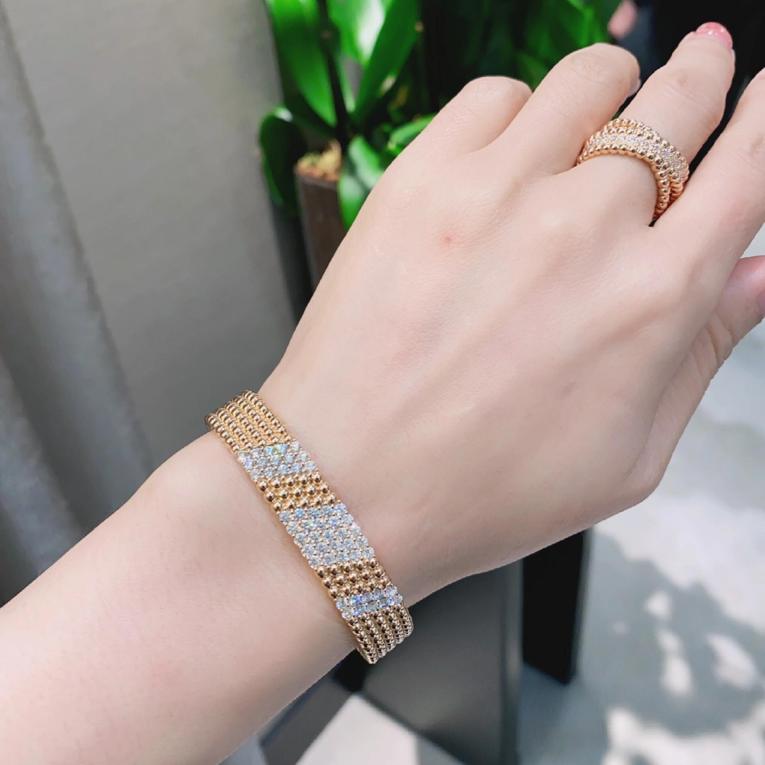 [ELAN LUXE]Five-row diamond bracelet