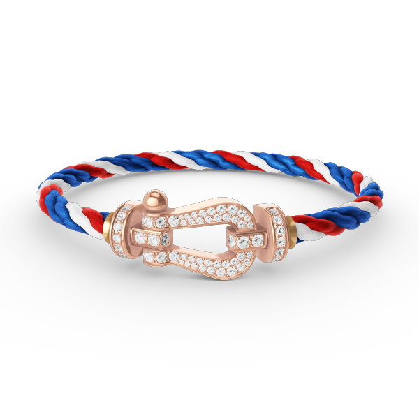 [ELAN LUXE]FORCE LARGE HORSESHOE FULL DIAMOND BRACELET ROSE GOLD