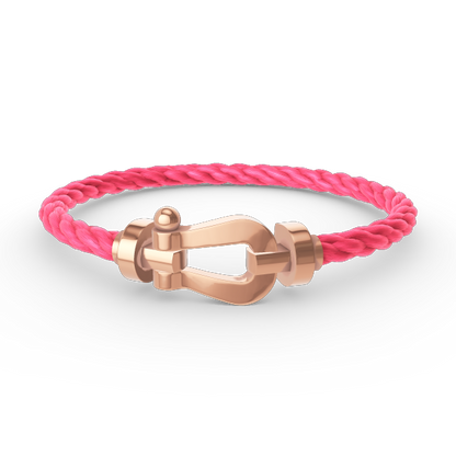 [ELAN LUXE]FORCE LARGE HORSESHOE NO DIAMOND BRACELET ROSE GOLD