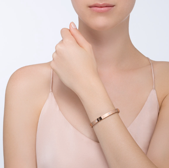 [ELAN LUXE]LOVE BRACELET 6.1MM 4 DIAMONDS