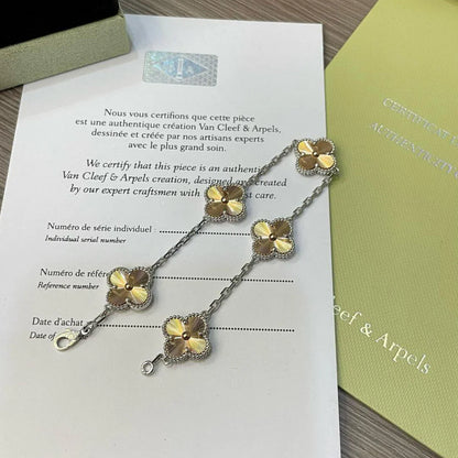 [ELAN LUXE] CLOVER 5 MOTIF LASER BRACELET COLLECTION