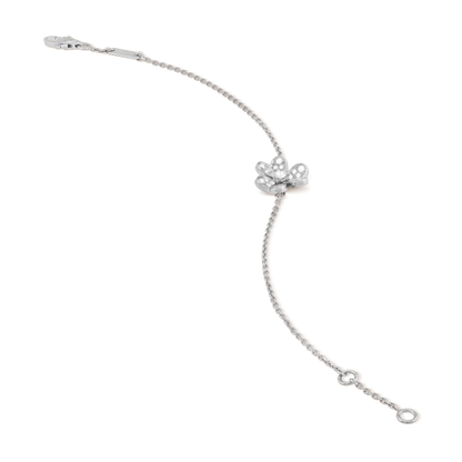 [ELAN LUXE]FRIVOLE SILVER FLOWER DIAMOND BRACELET