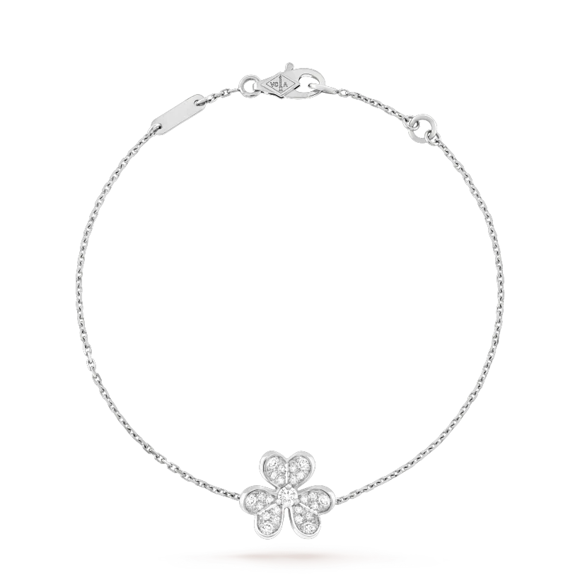 [ELAN LUXE]FRIVOLE SILVER FLOWER DIAMOND BRACELET