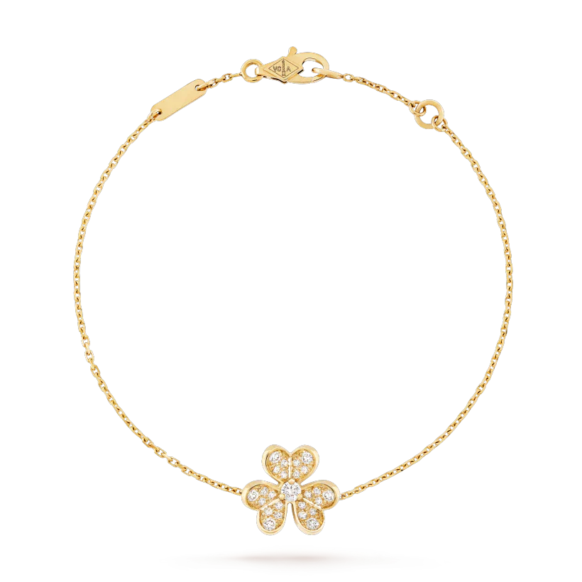 [ELAN LUXE]FRIVOLE GOLD FLOWER DIAMOND BRACELET