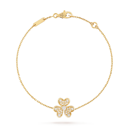 [ELAN LUXE]FRIVOLE GOLD FLOWER DIAMOND BRACELET