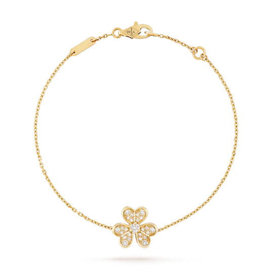 [ELAN LUXE]FRIVOLE GOLD FLOWER DIAMOND BRACELET