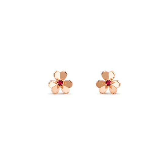 [ELAN LUXE]FRIVOLE  FLOWER PINK EARRINGS