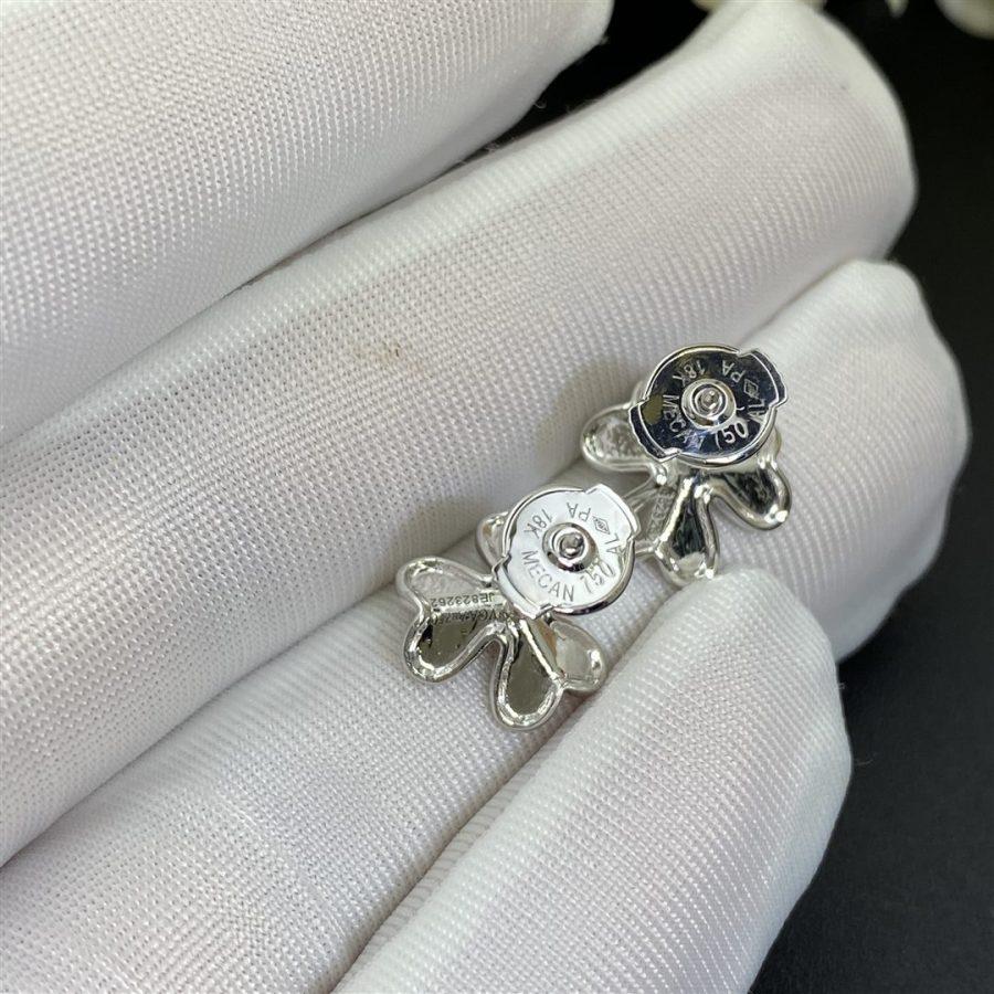 [ELAN LUXE]FRIVOLE MINI SILVER FLOWER EARRINGS