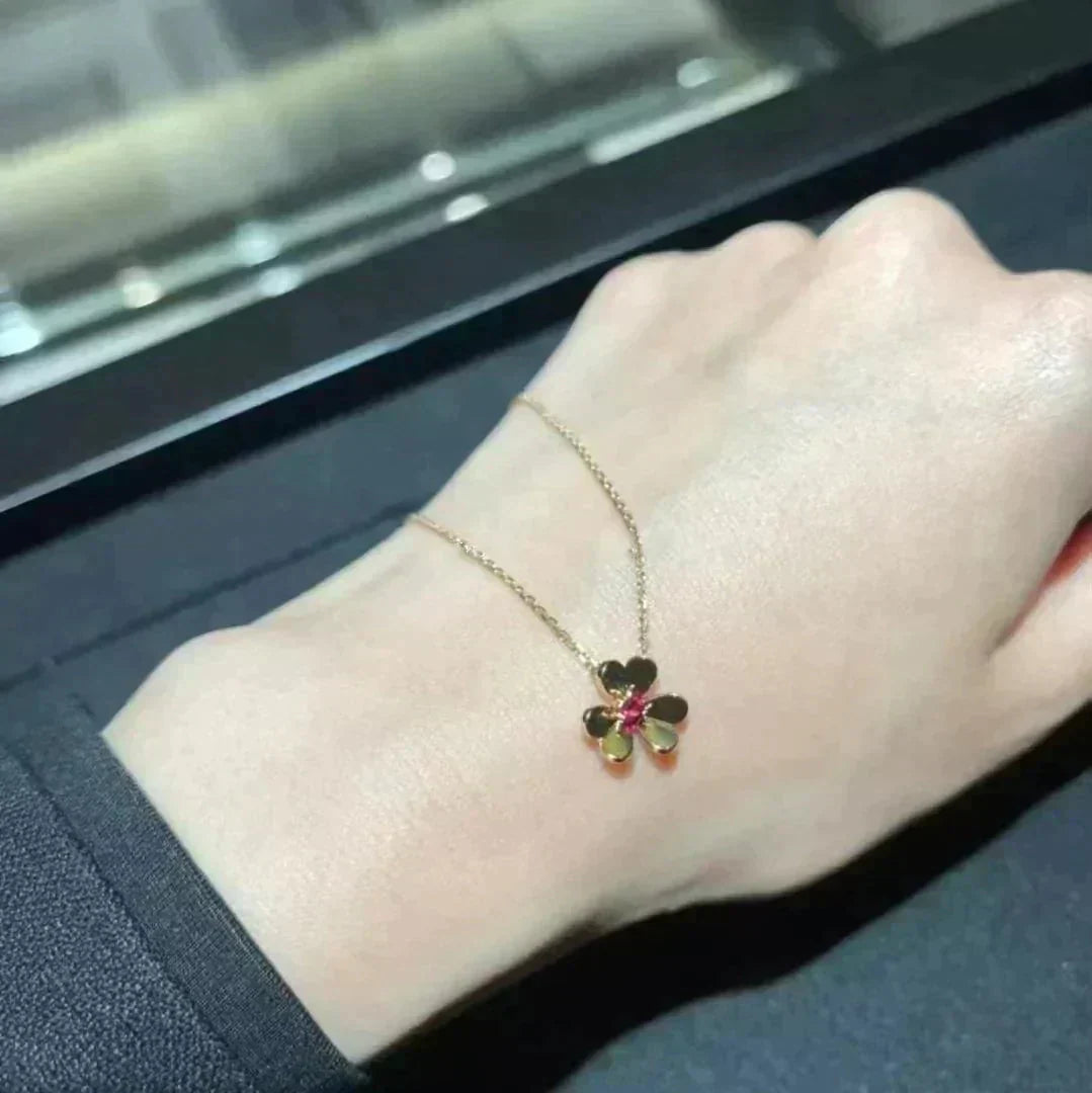 [ELAN LUXE]FRIVOLE GOLD FLOWER NECKLACE
