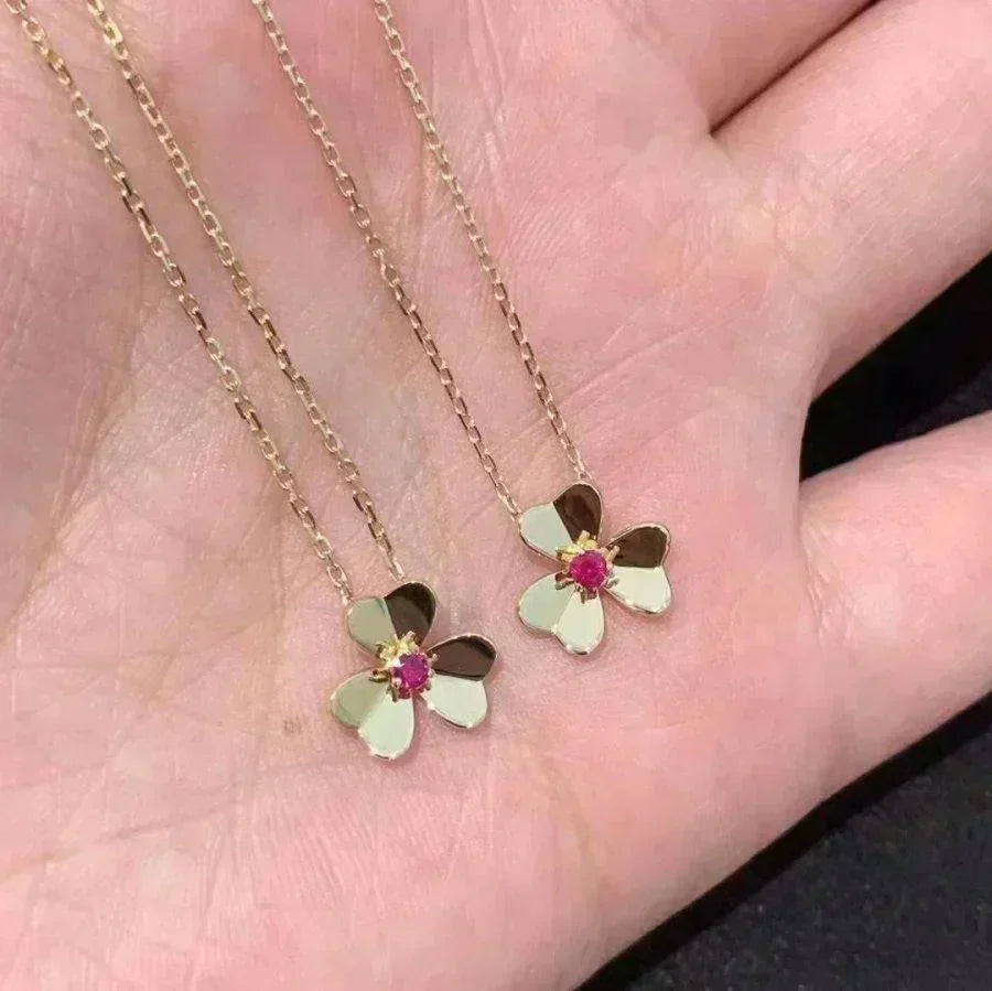 [ELAN LUXE]FRIVOLE GOLD FLOWER NECKLACE