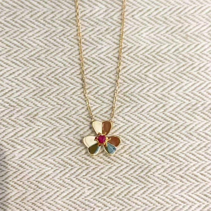[ELAN LUXE]FRIVOLE GOLD FLOWER NECKLACE