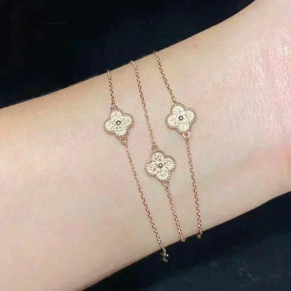 [ELAN LUXE]CLOVER SINGLE FLOWER BRACELET