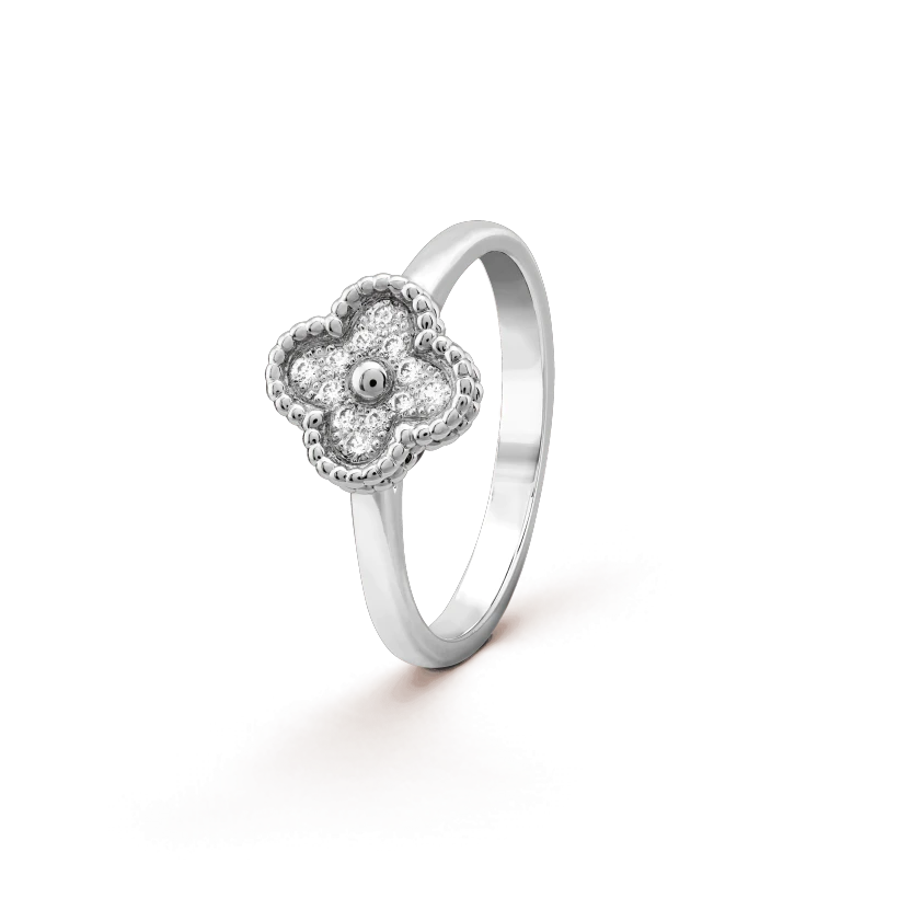 [ELAN LUXE]CLOVER DIAMOND RING