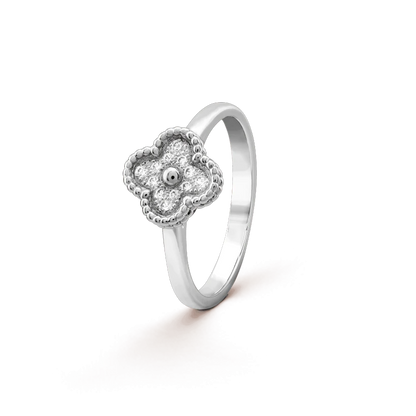 [ELAN LUXE]CLOVER DIAMOND RING