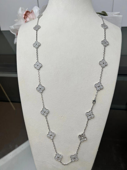 [ELAN LUXE]CLOVER 20 MOTIFS DIAMOND SILVER