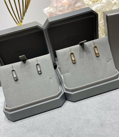[ELAN LUXE]MOVE UNO SMALL 1 DIAMOND EARRINGS