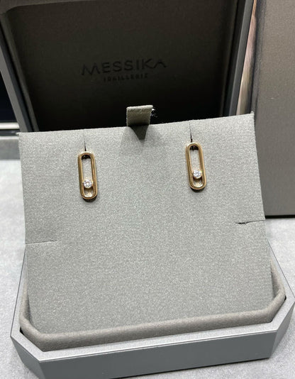 [ELAN LUXE]MOVE UNO SMALL 1 DIAMOND EARRINGS