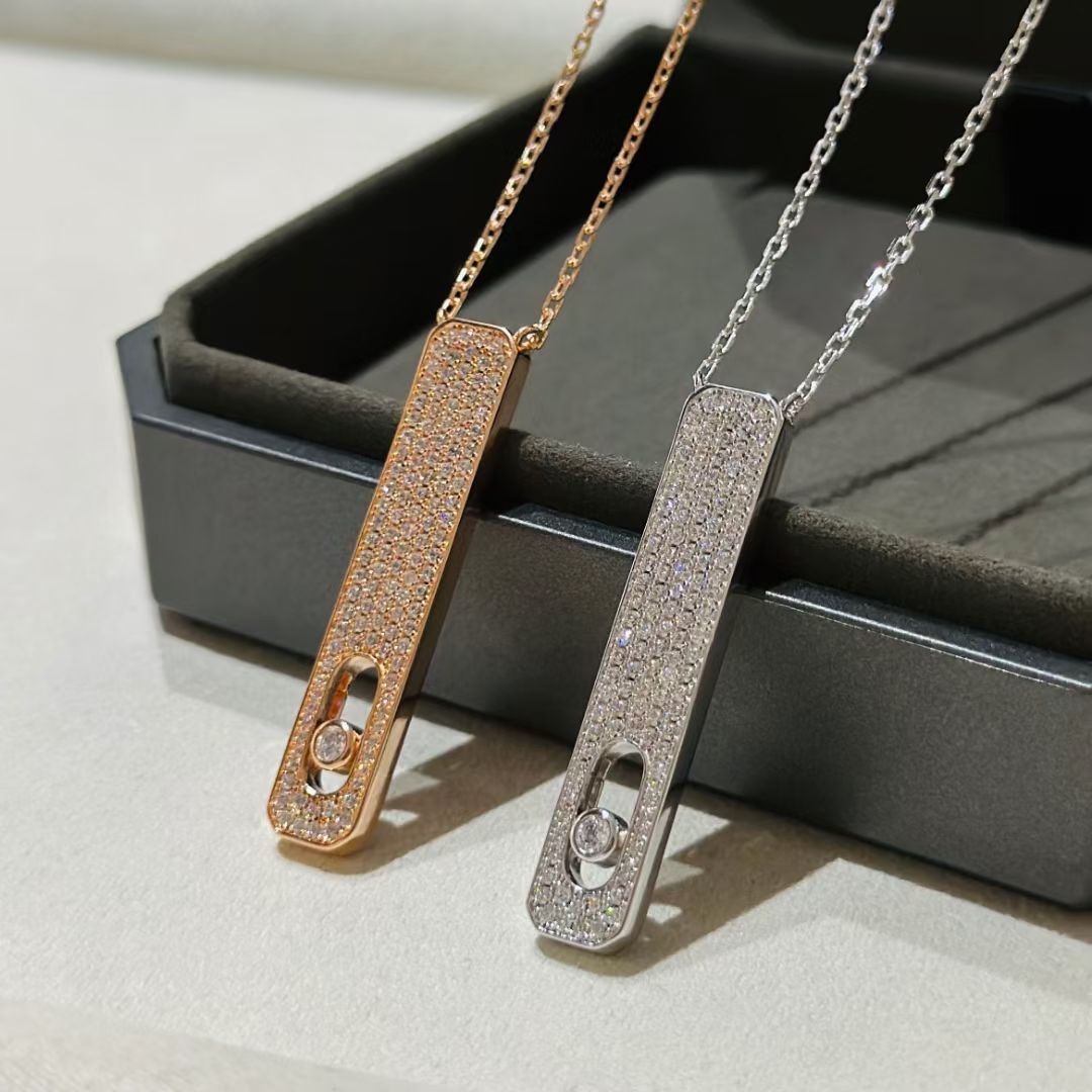 [ELAN LUXE]MY FIRST DIAMOND PAVED NECKLACE