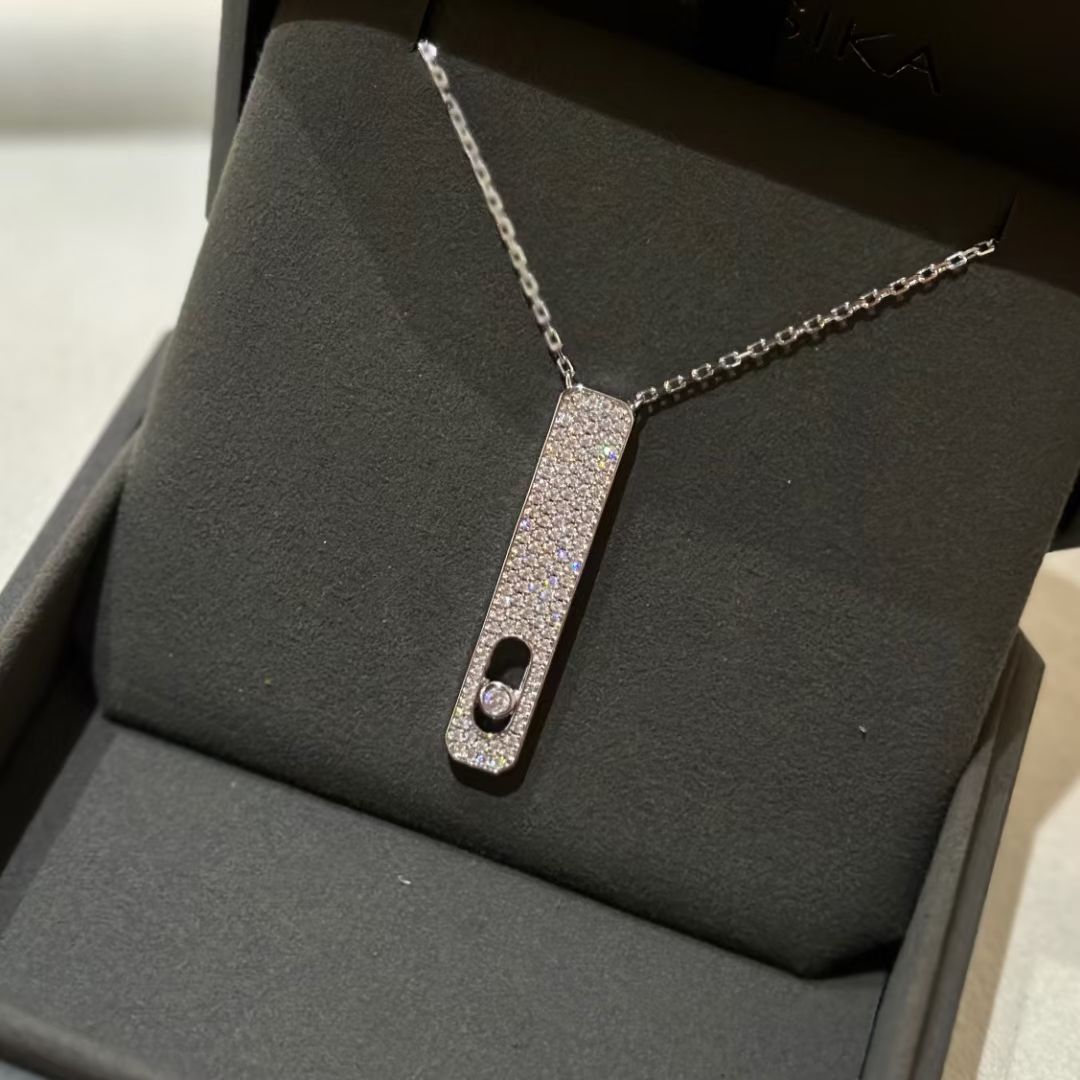 [ELAN LUXE]MY FIRST DIAMOND PAVED NECKLACE