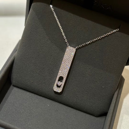 [ELAN LUXE]MY FIRST DIAMOND PAVED NECKLACE