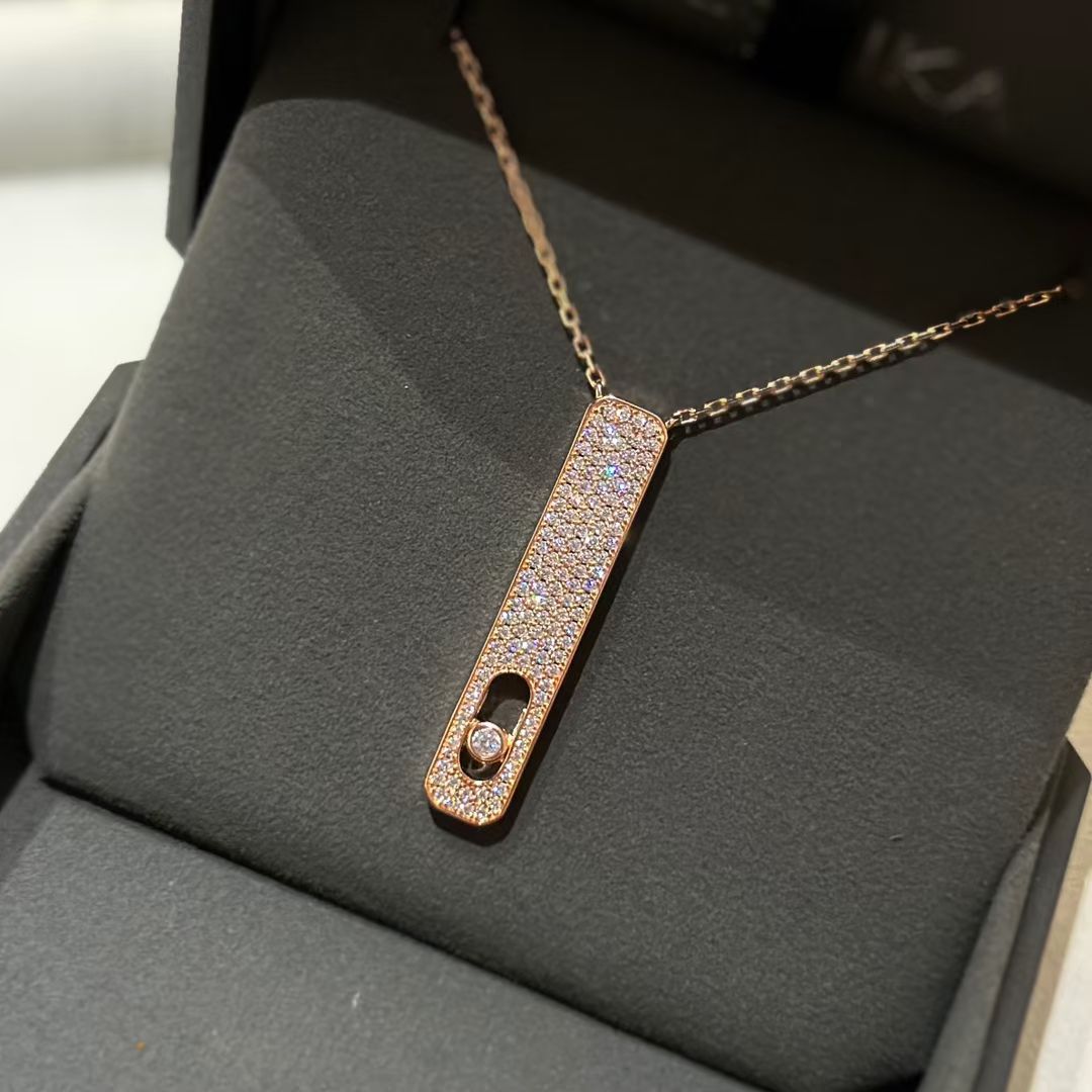 [ELAN LUXE]MY FIRST DIAMOND PAVED NECKLACE