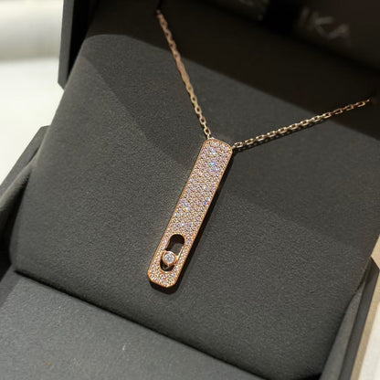 [ELAN LUXE]MY FIRST DIAMOND PAVED NECKLACE