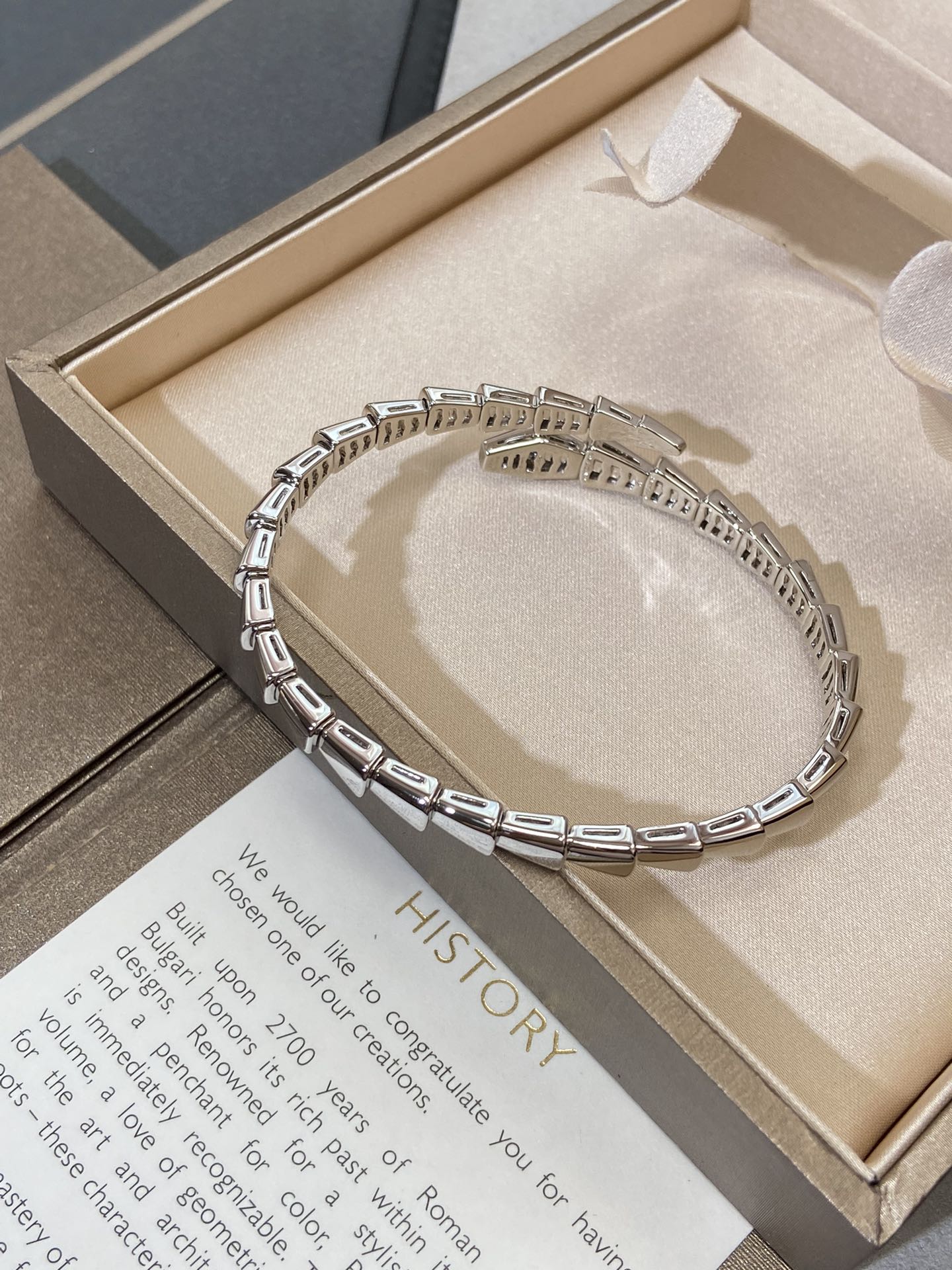 [ELAN LUXE]SERPENTI VIPER SILVER BRACELET