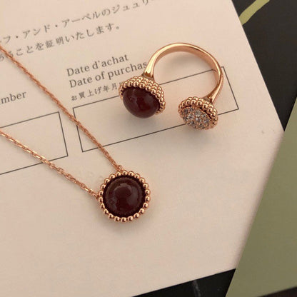 [ELAN LUXE]PERLEE COULEURS DIAMOND ROSE GOLD BETWEEN THE FINGER RING