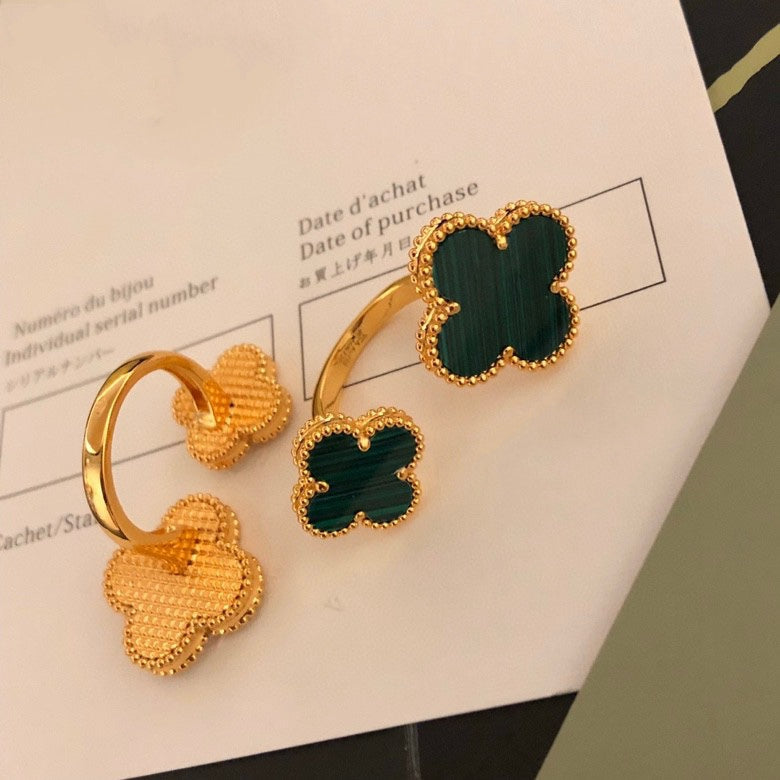 [ELAN LUXE]CLOVER BETWEEN THE FINGER RING