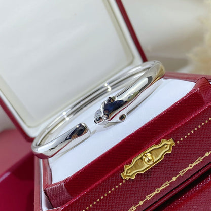 [ELAN LUXE]PANTHERE SILVER OPEN BRACELET