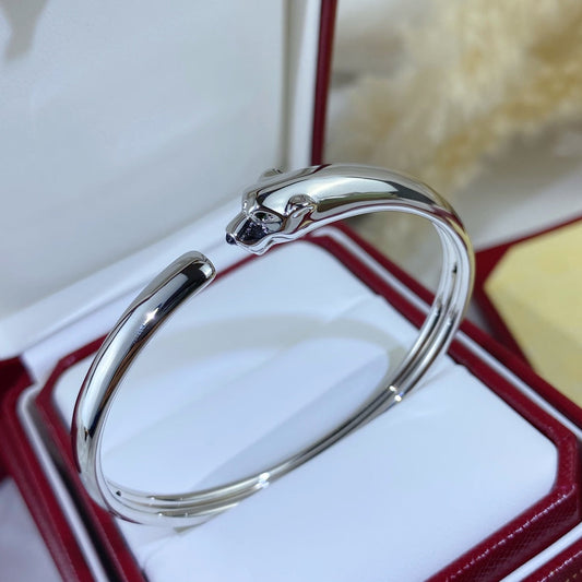 [ELAN LUXE]PANTHERE SILVER OPEN BRACELET