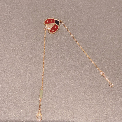 [ELAN LUXE]LUCKY SPRING 1 MOTIF PINK GOLD BRACELET