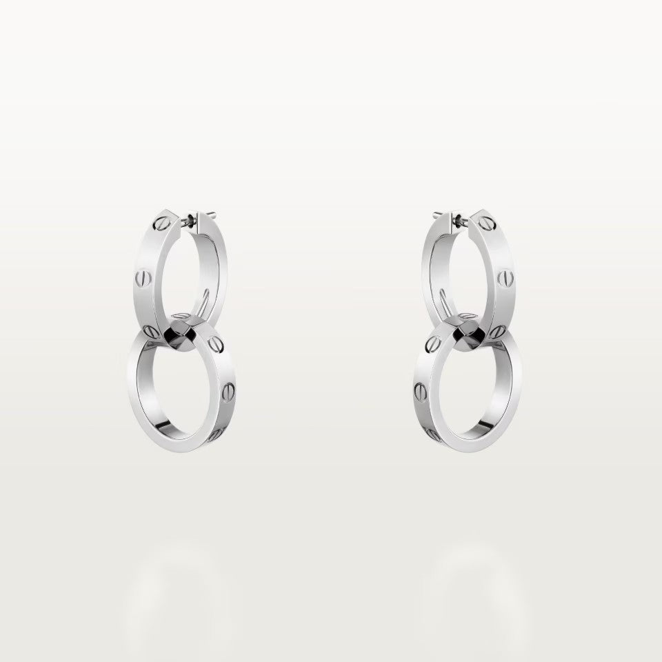 [ELAN LUXE]LOVE 3.3MM DANGLE EARRINGS