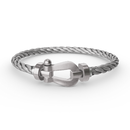 [ELAN LUXE]FORCE LARGE HORSESHOE NO DIAMOND BRACELET SILVER