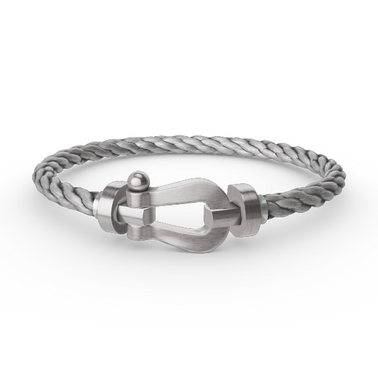[ELAN LUXE]FORCE LARGE HORSESHOE NO DIAMOND BRACELET SILVER