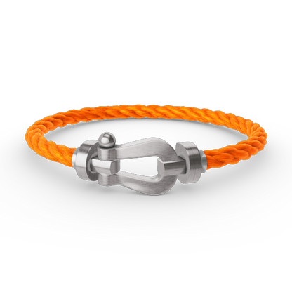 [ELAN LUXE]FORCE LARGE HORSESHOE NO DIAMOND BRACELET SILVER