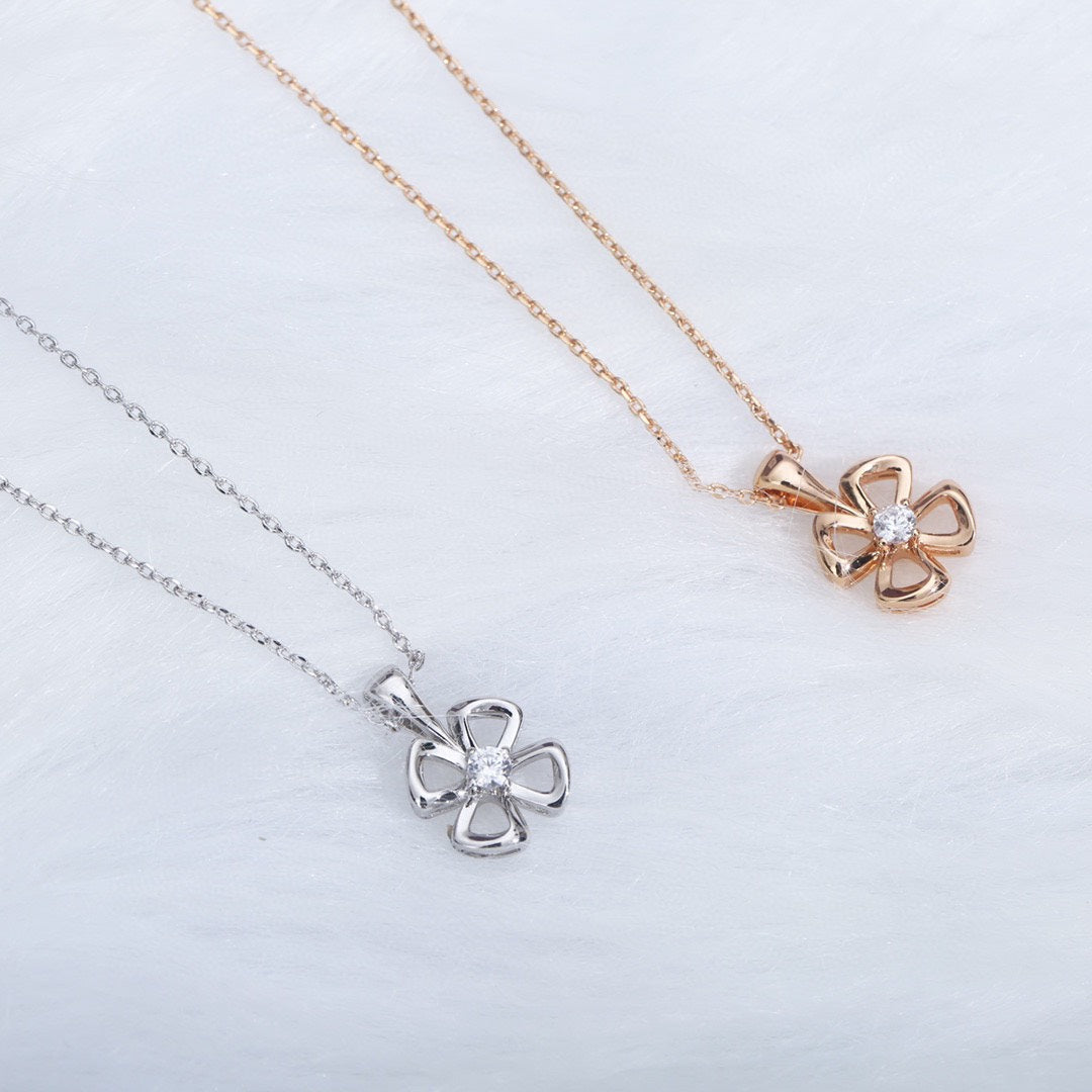 [ELAN LUXE]FIOREVER NECKLACE DIAMOND CENTER