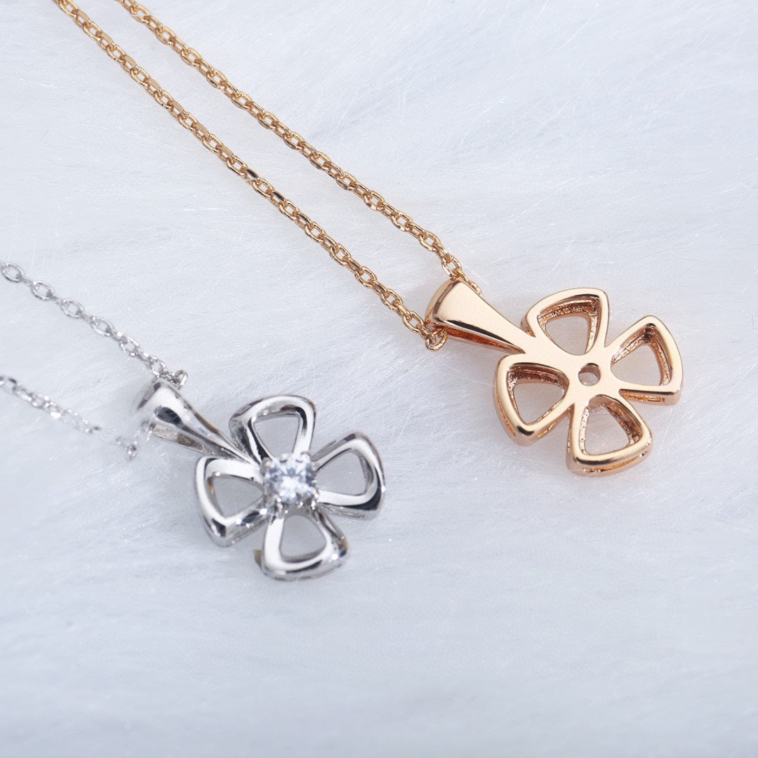 [ELAN LUXE]FIOREVER NECKLACE DIAMOND CENTER
