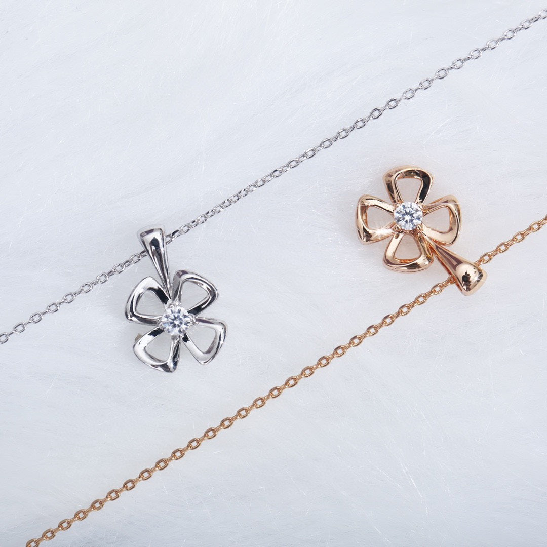 [ELAN LUXE]FIOREVER NECKLACE DIAMOND CENTER