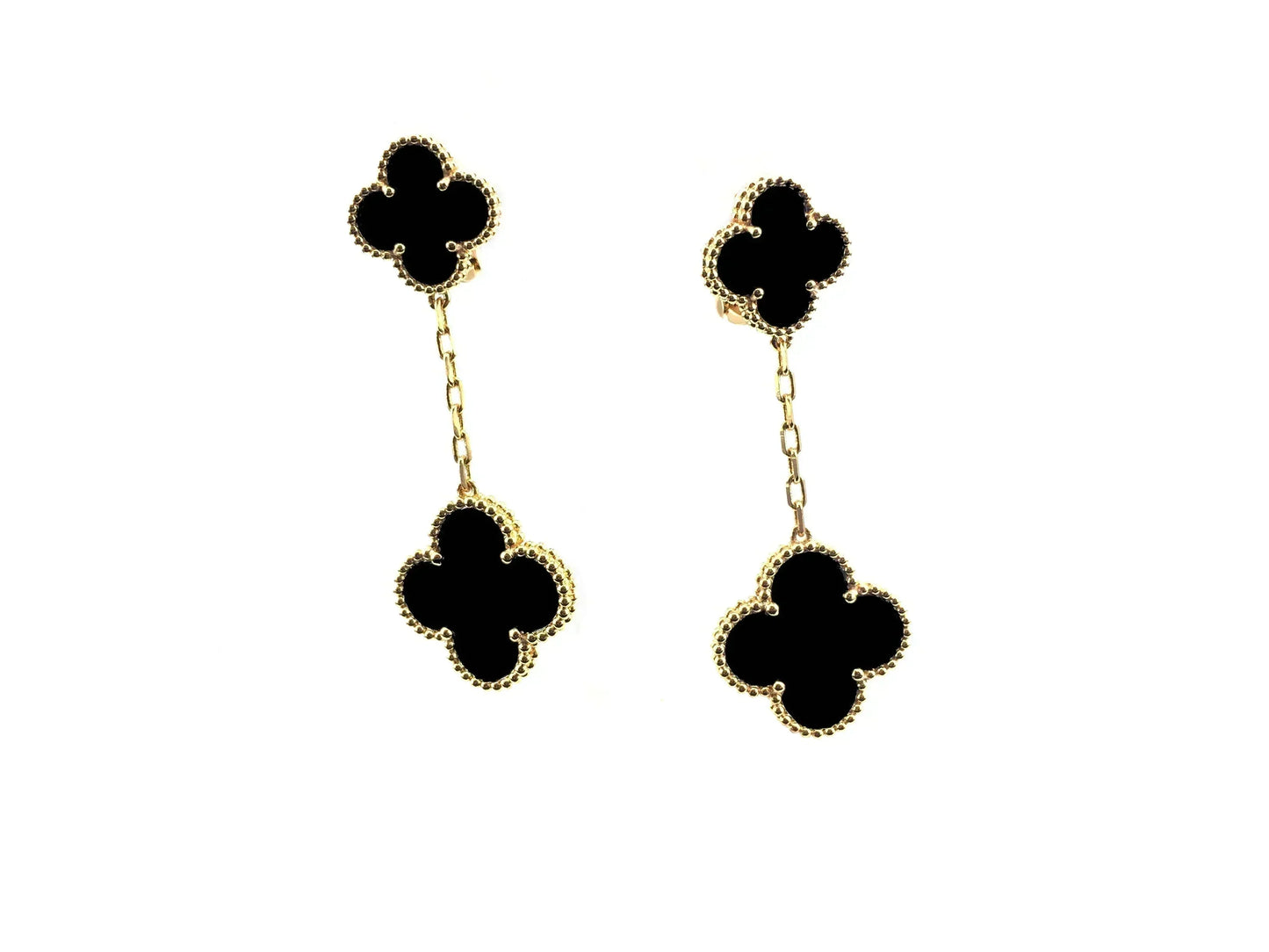 [ELAN LUXE]CLOVER 2 MOTIFS  EARRINGS (MULTIPLE CHOICESC