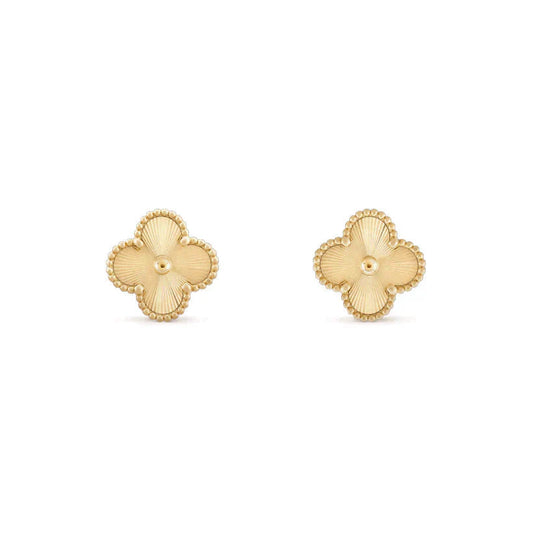 [ELAN LUXE]CLOVER MEDIUM 1 MOTIFS LASER EARRINGS