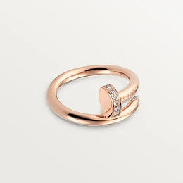 [ELAN LUXE]JUSTE RING 2.65MM PINK GOLD DIAMOND