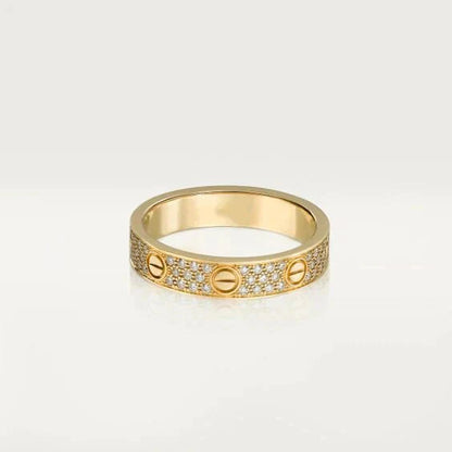 [ELAN LUXE]LOVE RING 3.6MM DIAMOND PAVED