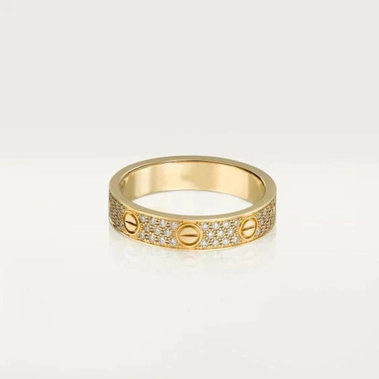 [ELAN LUXE]LOVE RING 3.6MM DIAMOND PAVED