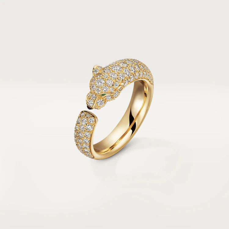 [ELAN LUXE]PANTHERE PINK GOLD DIAMOND RING