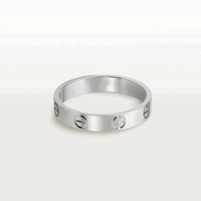 [ELAN LUXE]LOVE RING 4MM 1 DIAMOND SILVER