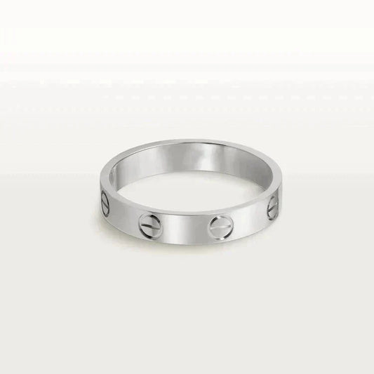 [ELAN LUXE]LOVE RING 4MM 1 DIAMOND SILVER