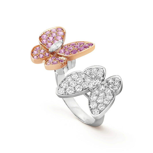 [ELAN LUXE]TWIN BUTTERFLY DIAMOND RING